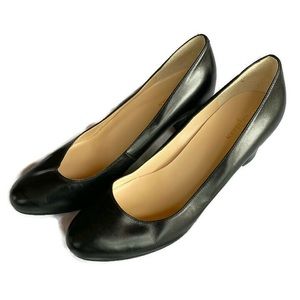Cole Haan Pump Black Leather Pumps Shoes 8.5